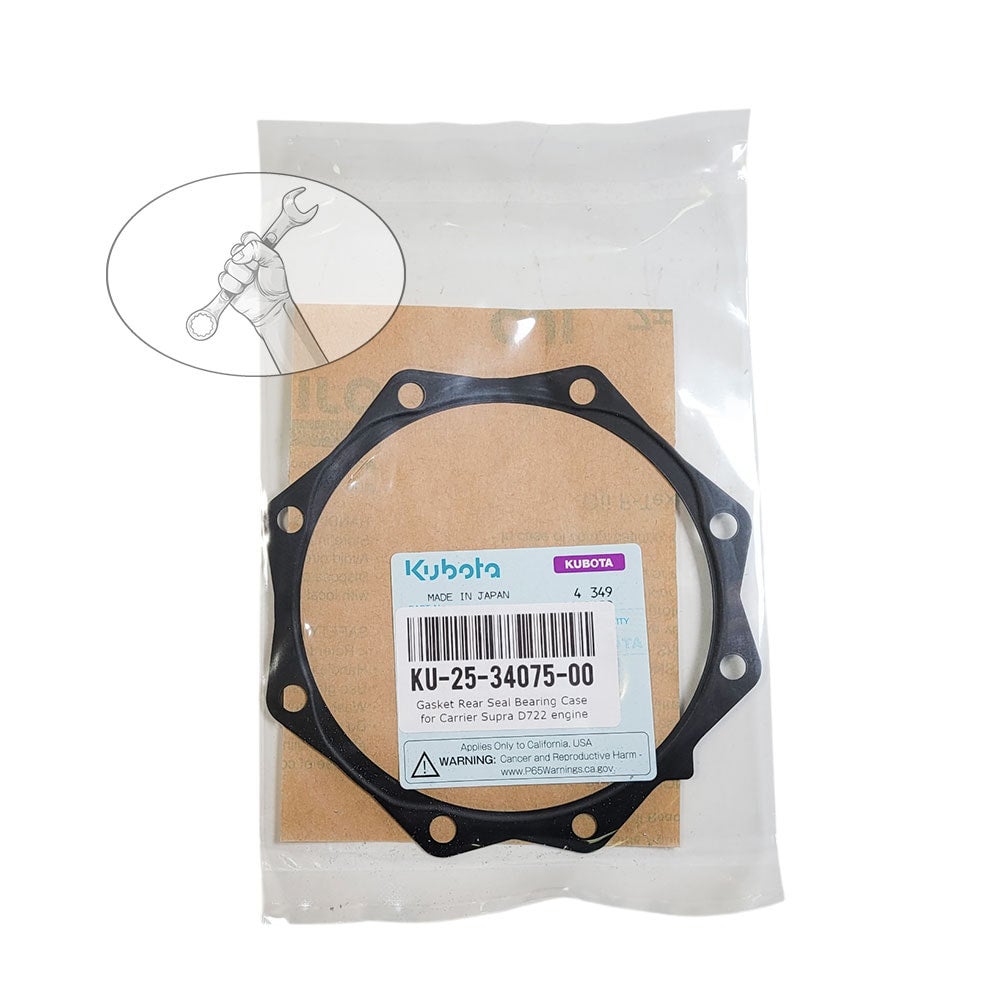 25-34075-00 Gasket Rear Seal Bearing Case Carrier Supra D722 engine ...