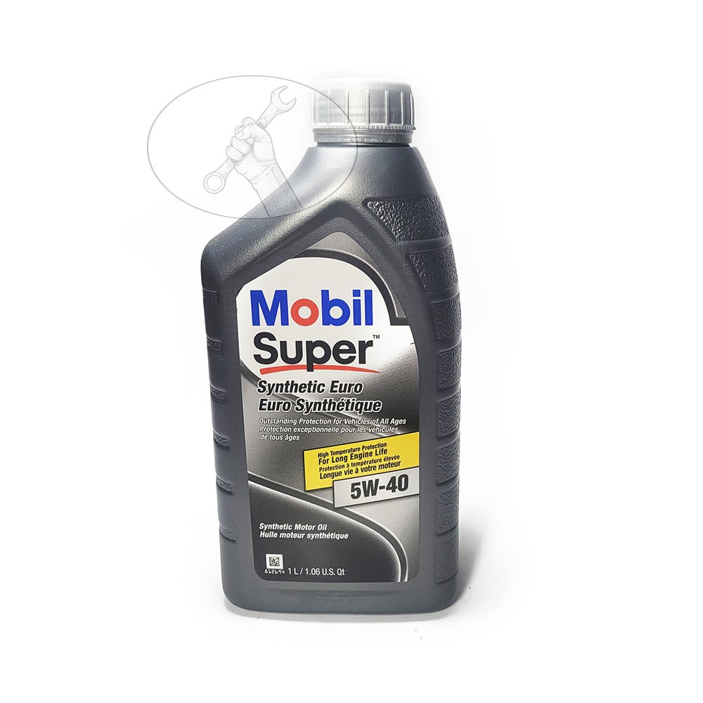 5W40 Mobil 1 Super EURO Synthetic Engine Motor Oil, 1-L | Canadian