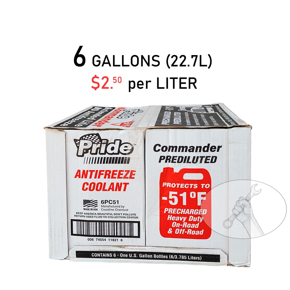 Antifreeze (Extended life) Diesel Engine Coolant, Heavy Duty 6 GALLONS